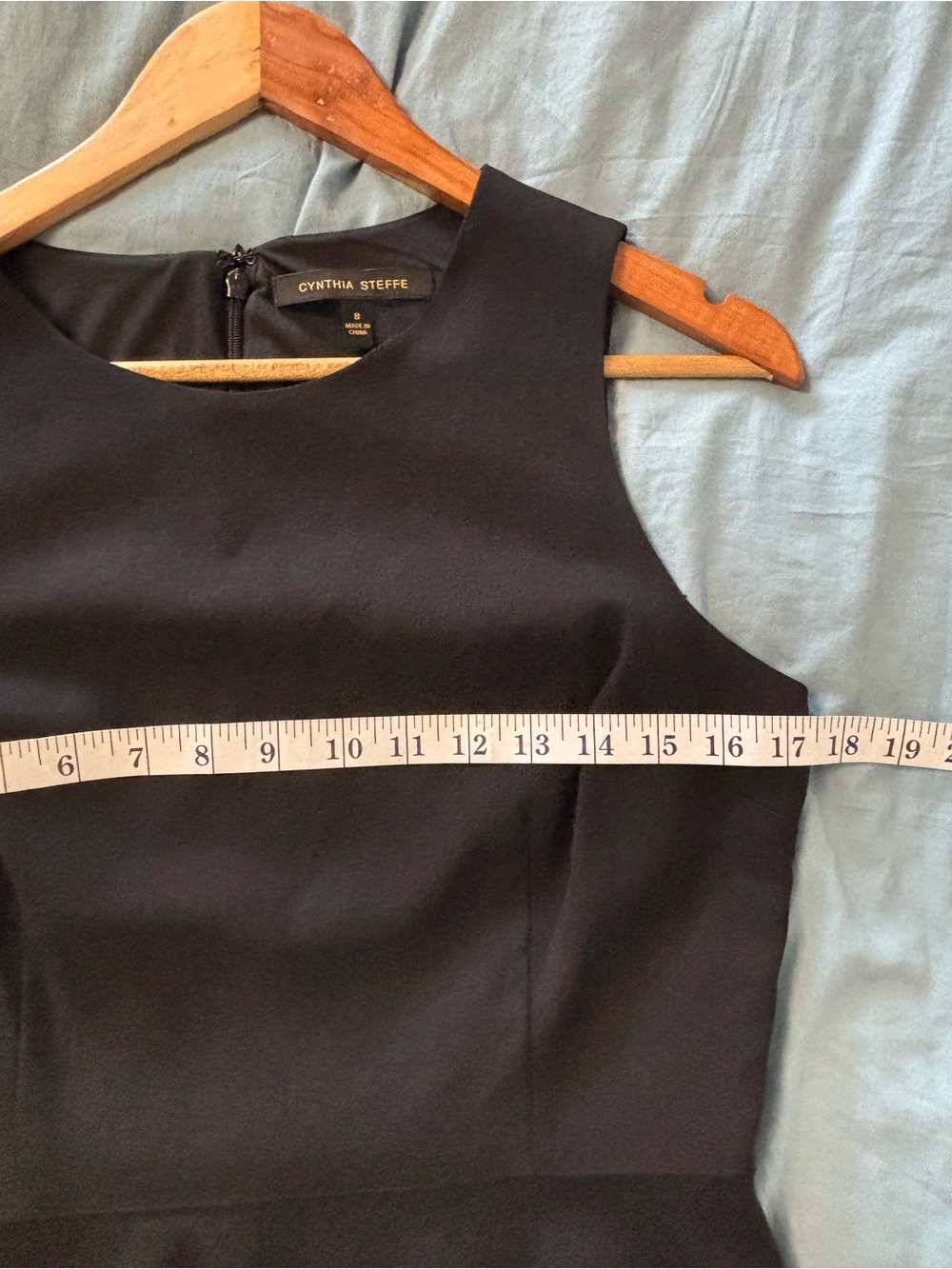 Cynthia Steffe Black Sleeveless Peplum Top - Picture 5 of 6